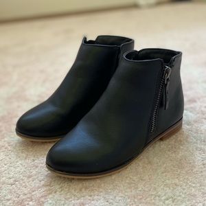 Girls Black Booties